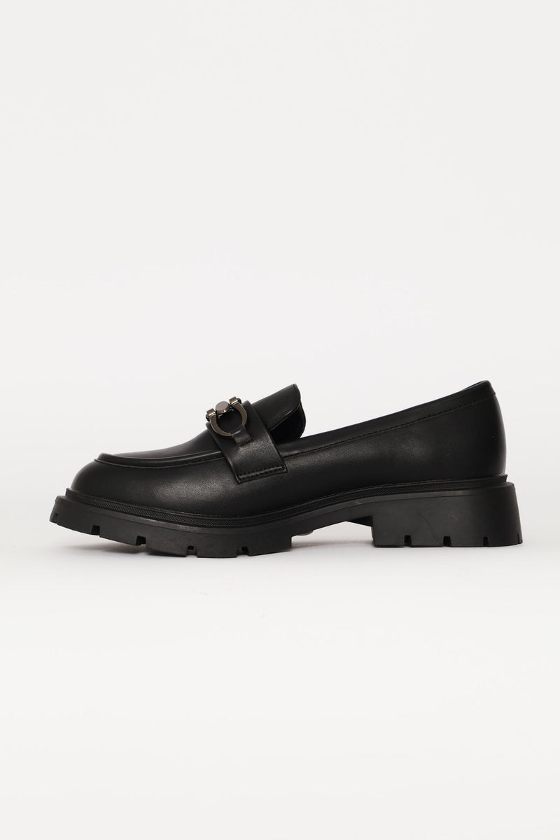 Buckle Loafer - Black