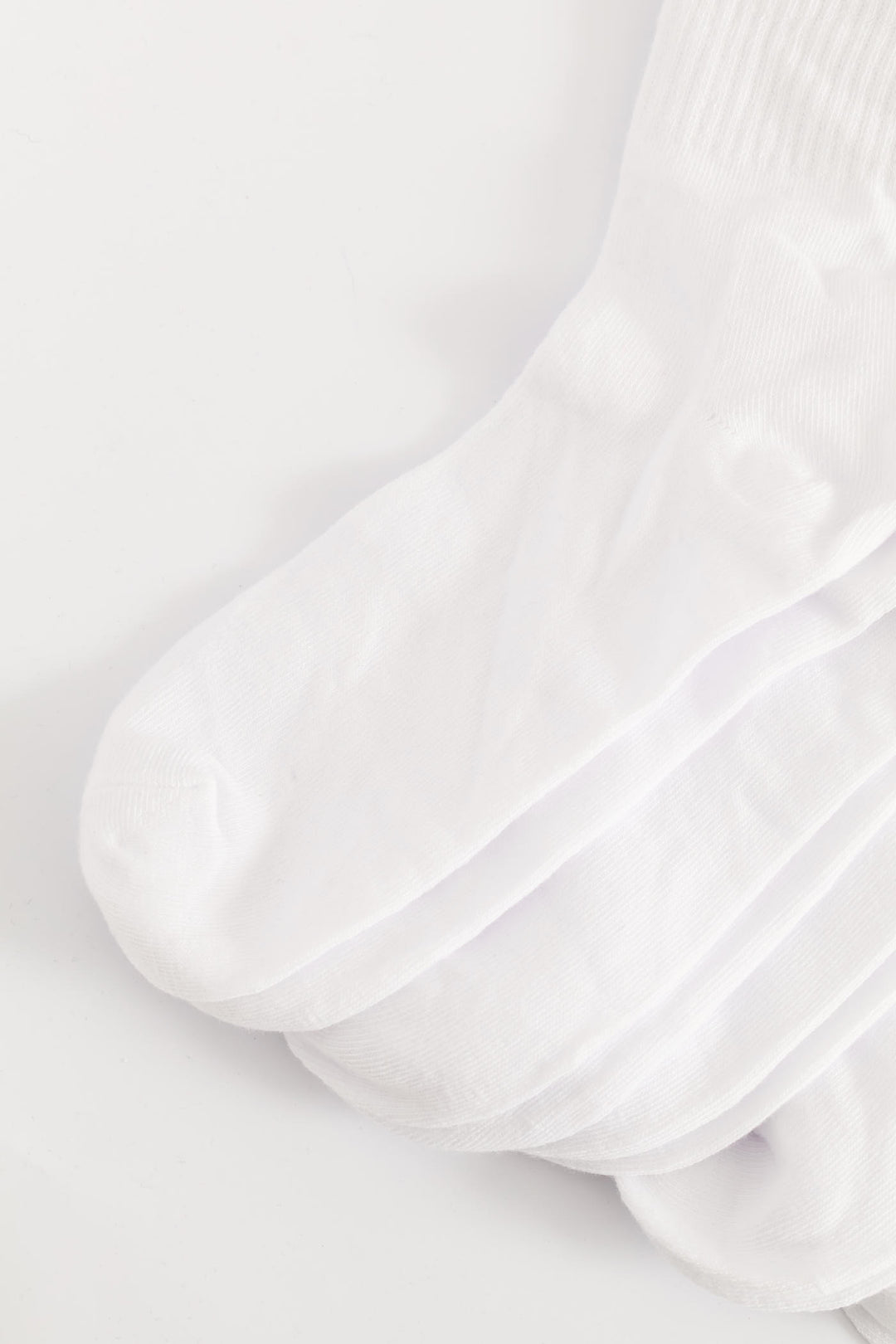 Boys 5 Pack Lucky Anklet Socks - White