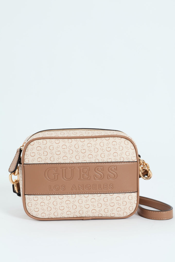 Devlon Camera Crossbody Bag - Khaki