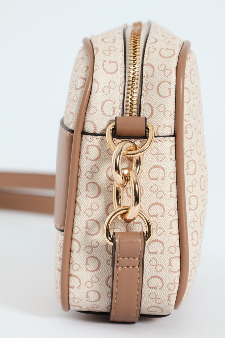 Devlon Camera Crossbody Bag - Khaki