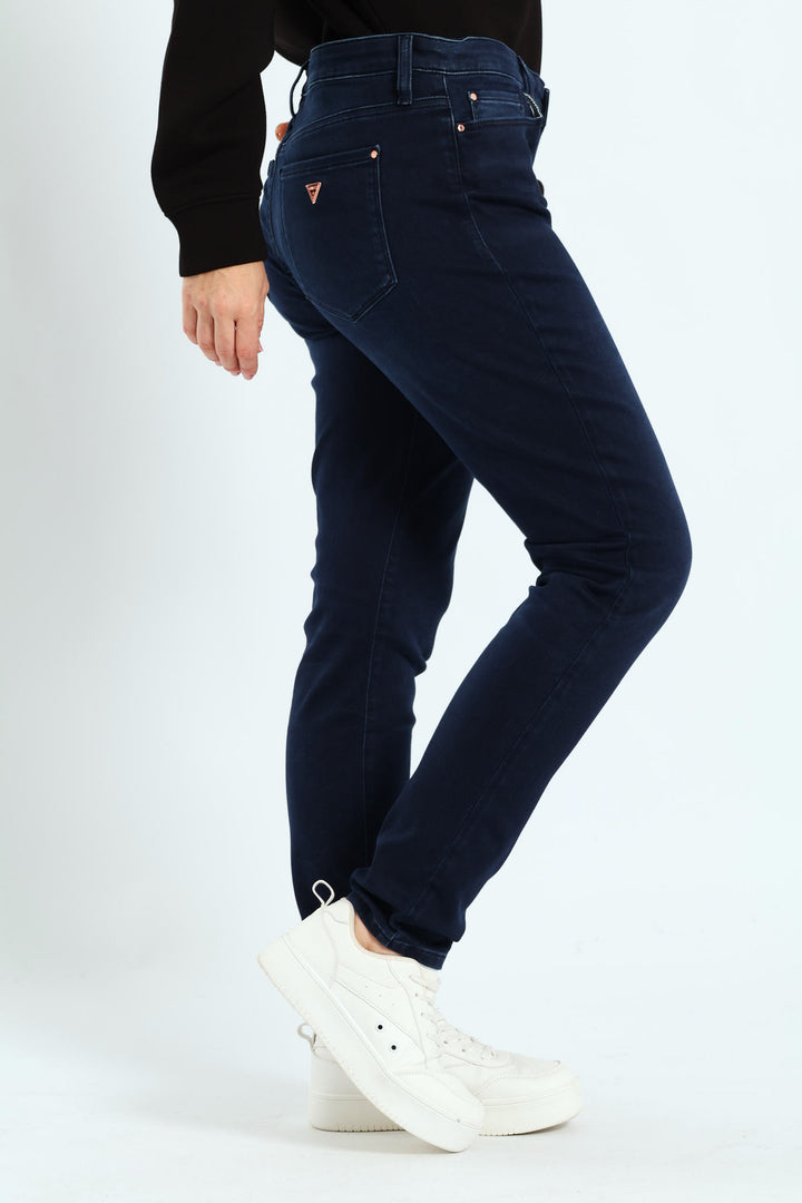 Power Skinny Low Rise Denim - Dark Wash Ink