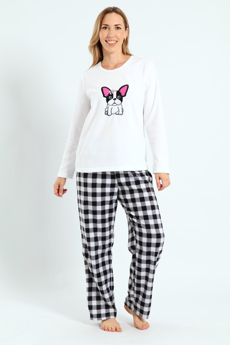 Pooch Polar Fleece Set - White