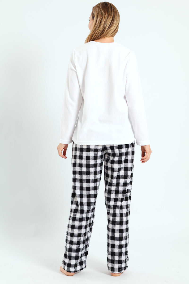 Pooch Polar Fleece Set - White