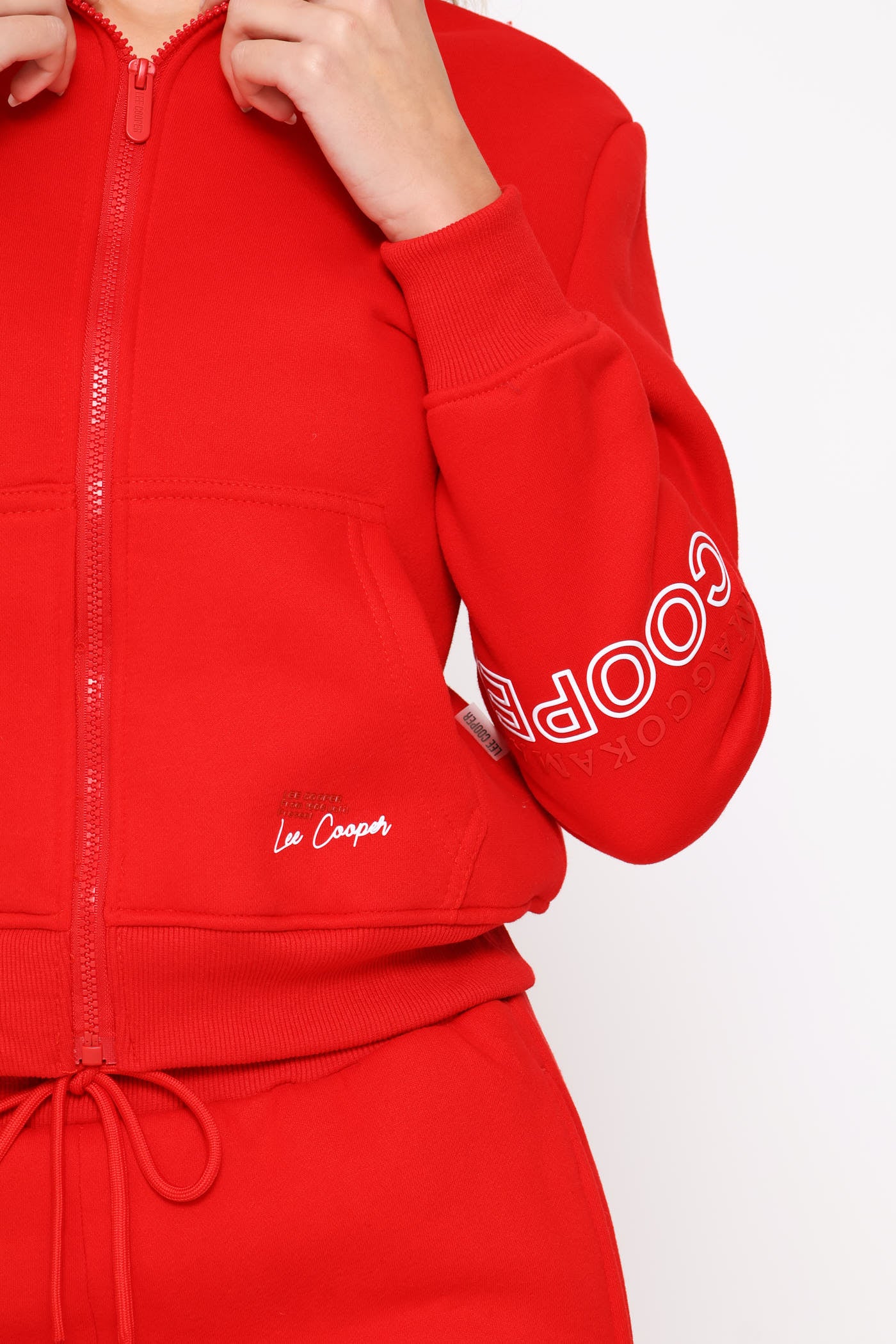 Ladies Indlovukazi Zip Through Top - Red – Edgars
