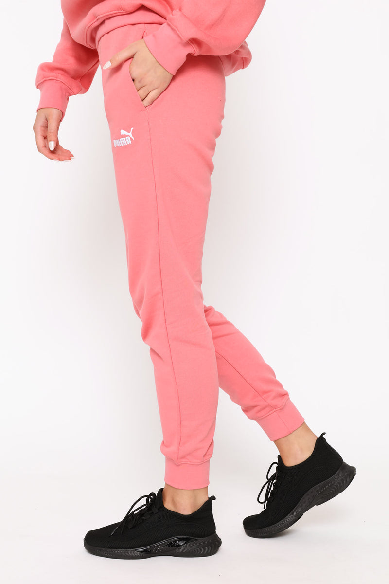No 1 Small  Logo Sweatpants - Pink