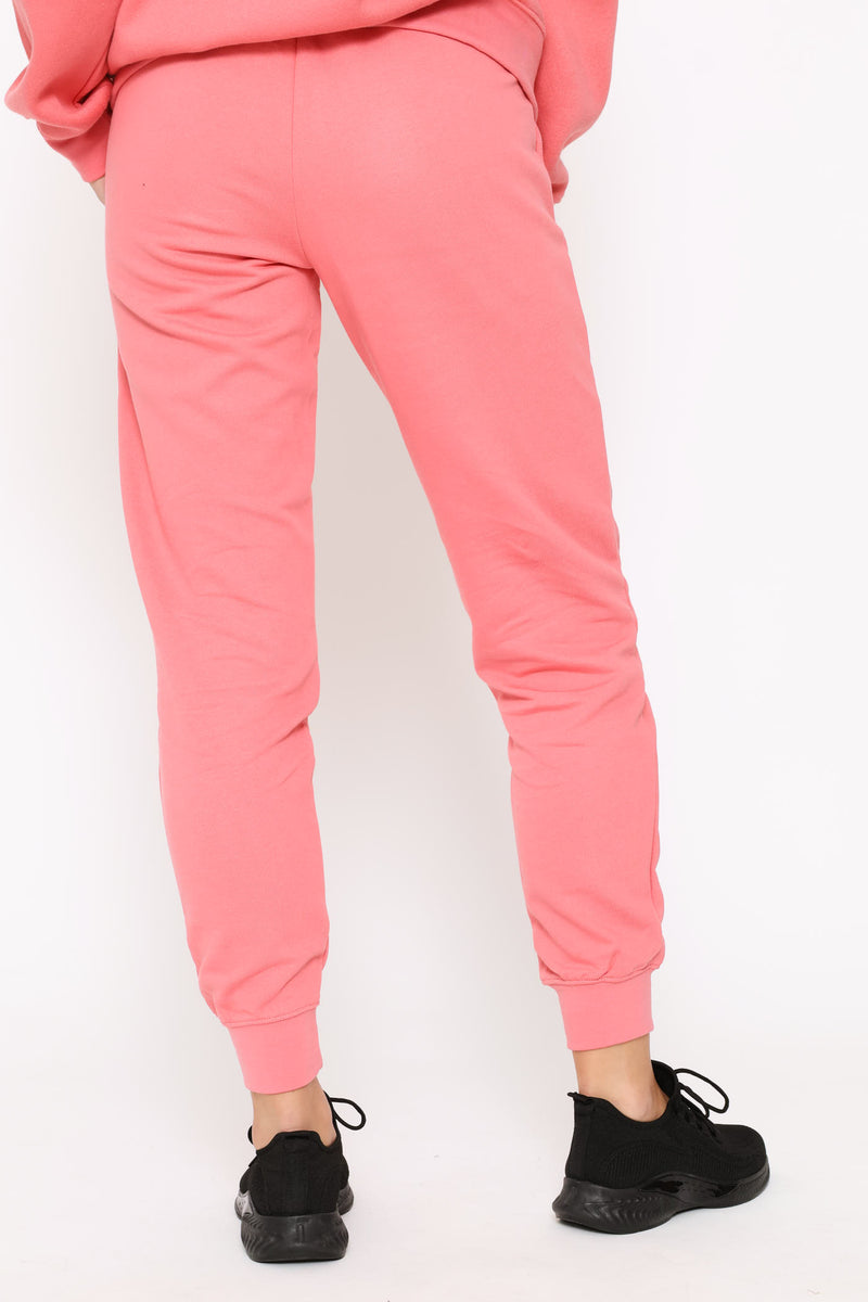 No 1 Small  Logo Sweatpants - Pink