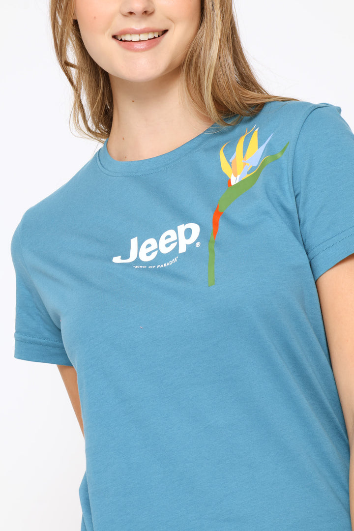 Bird Of Paradise Tee - Blue