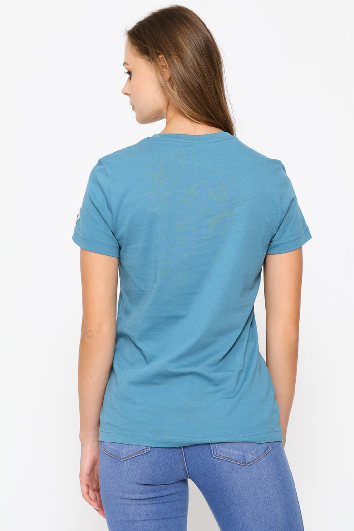 Bird Of Paradise Tee - Blue