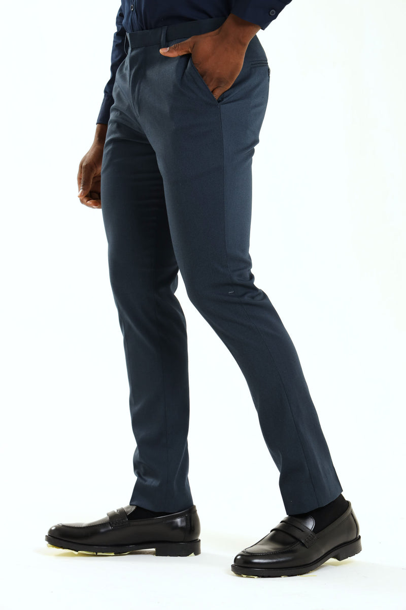 Slim Twill Suit Trouser - Petrol