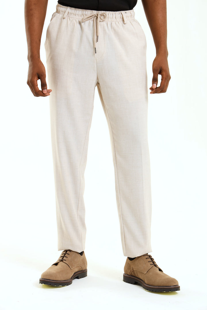Elastic Trousers - Neutral