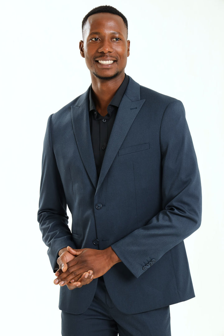 Reg Twill Suit Jacket - Petrol