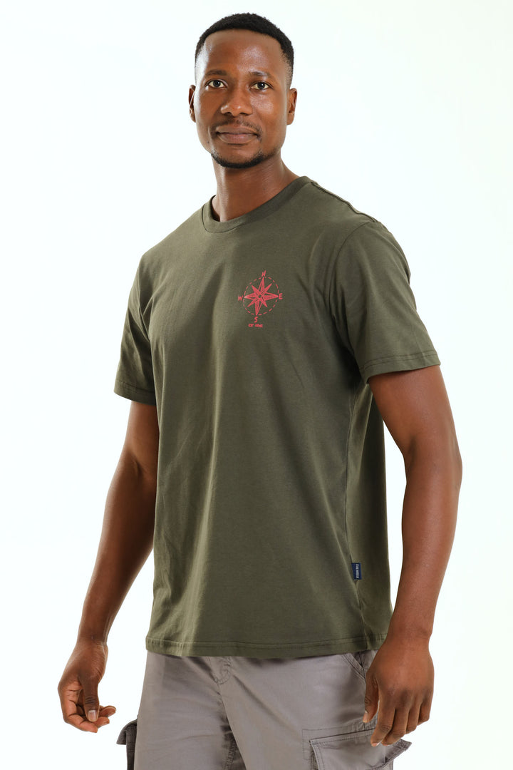 Lake Kayak Front & Back Tee - Fatigue