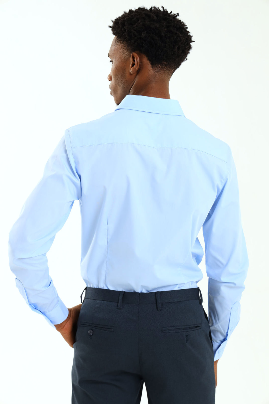 Easy Care Long Sleeve Shirt - Light Blue