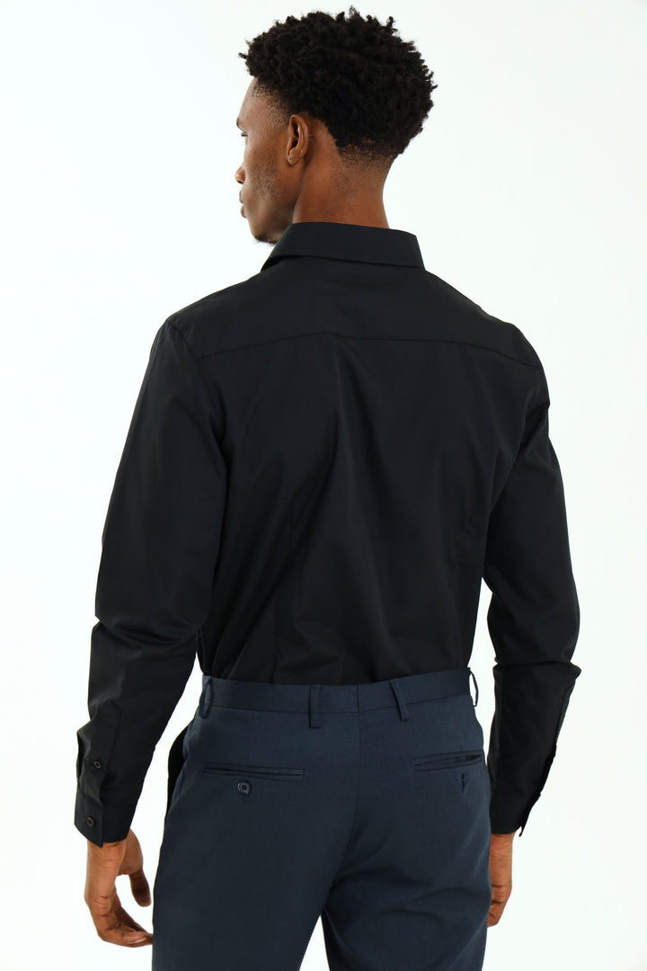 Panel Shirt - Black
