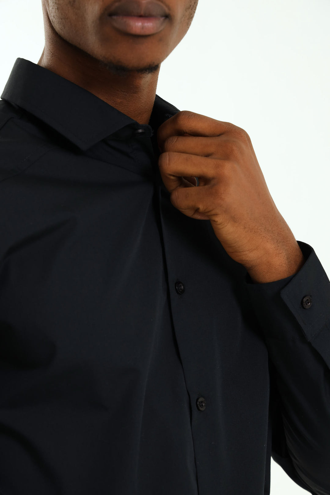Panel Shirt - Black