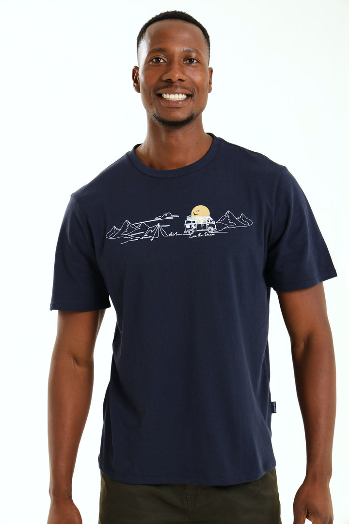 Camper Combi Tee - Navy