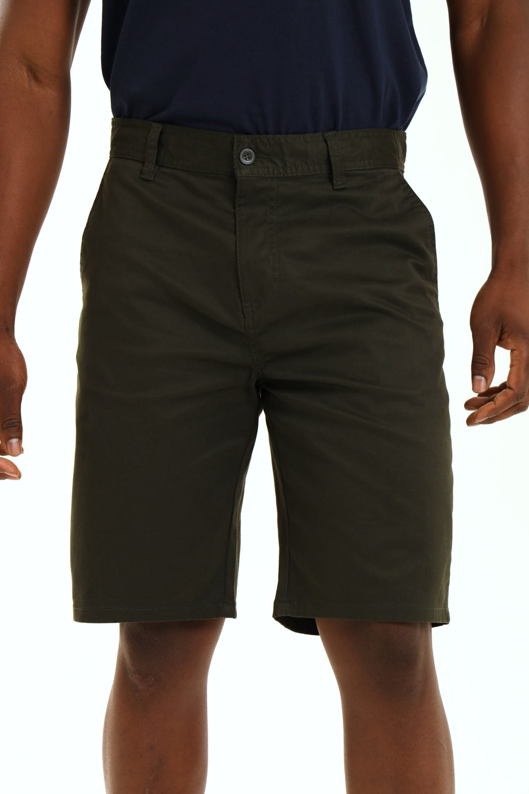 Plain Chino Short - Fatigue