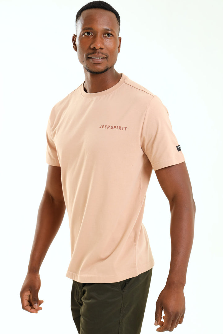 Fashion Graphic Tee - Taupe