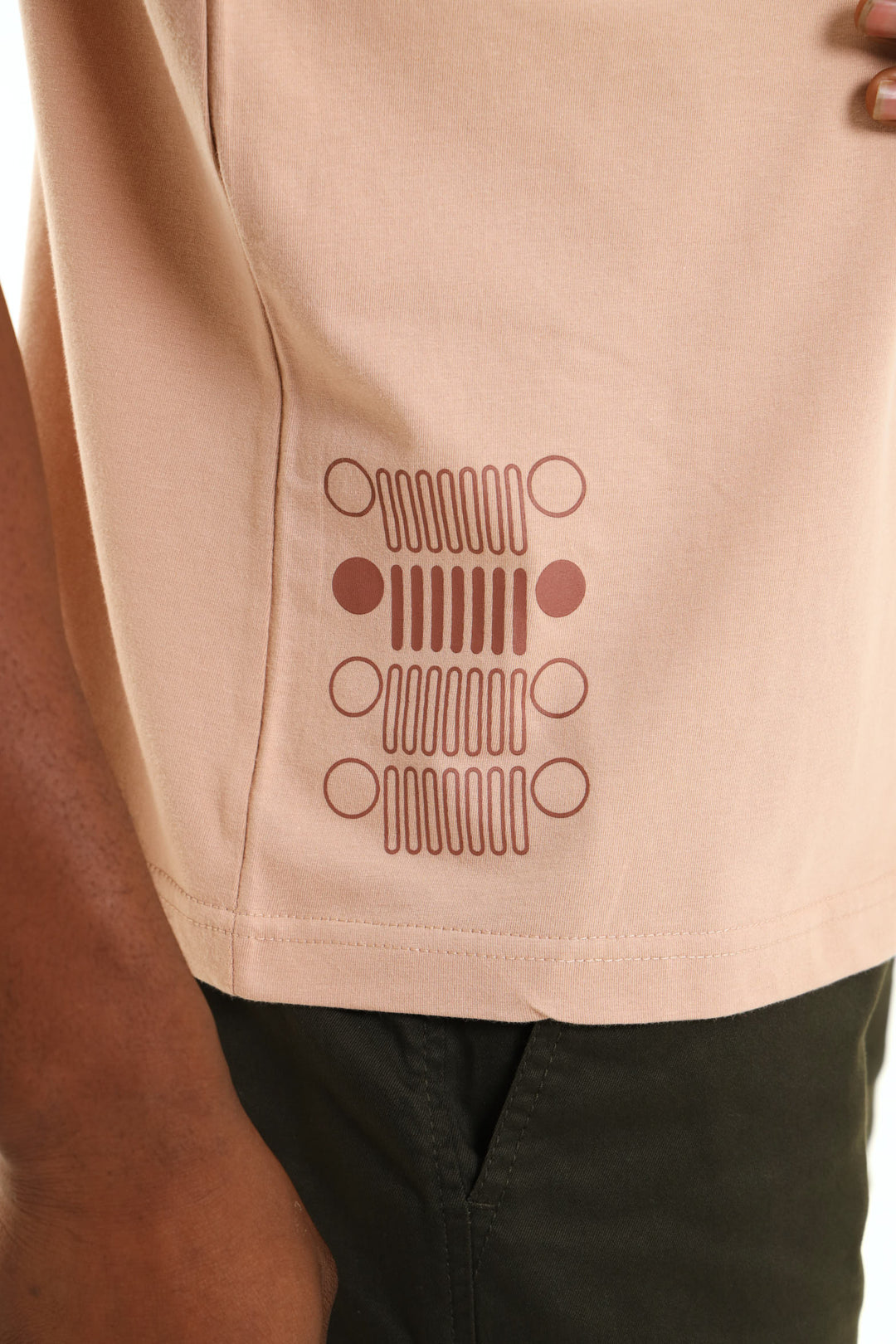 Fashion Graphic Tee - Taupe