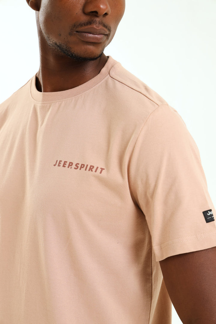Fashion Graphic Tee - Taupe