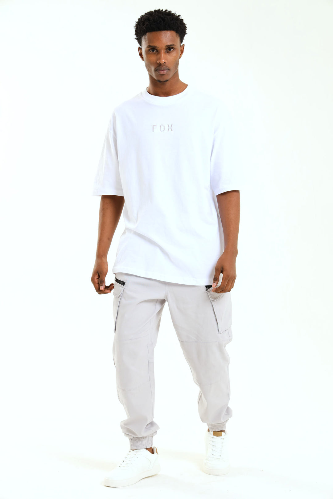 Short Sleeve Boxed In Tee - White