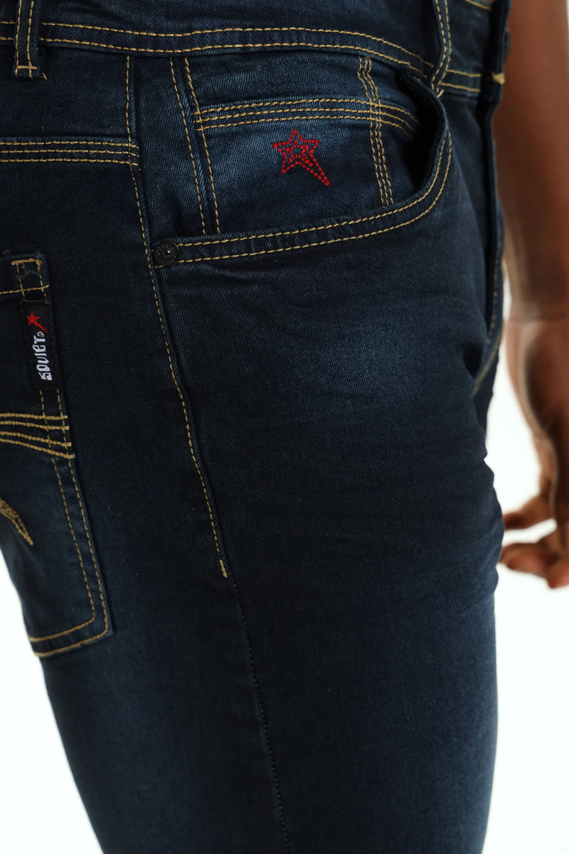 Cormac Slim Denim - Blue/Black