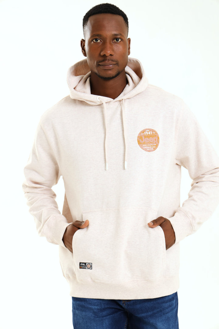 Hooded Fleece Sweat - Stone