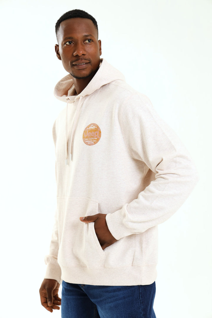 Hooded Fleece Sweat - Stone