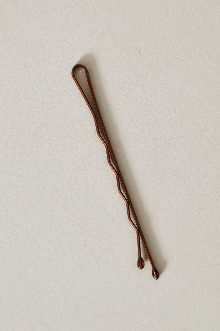 60 Pack Hair Clips - Brown