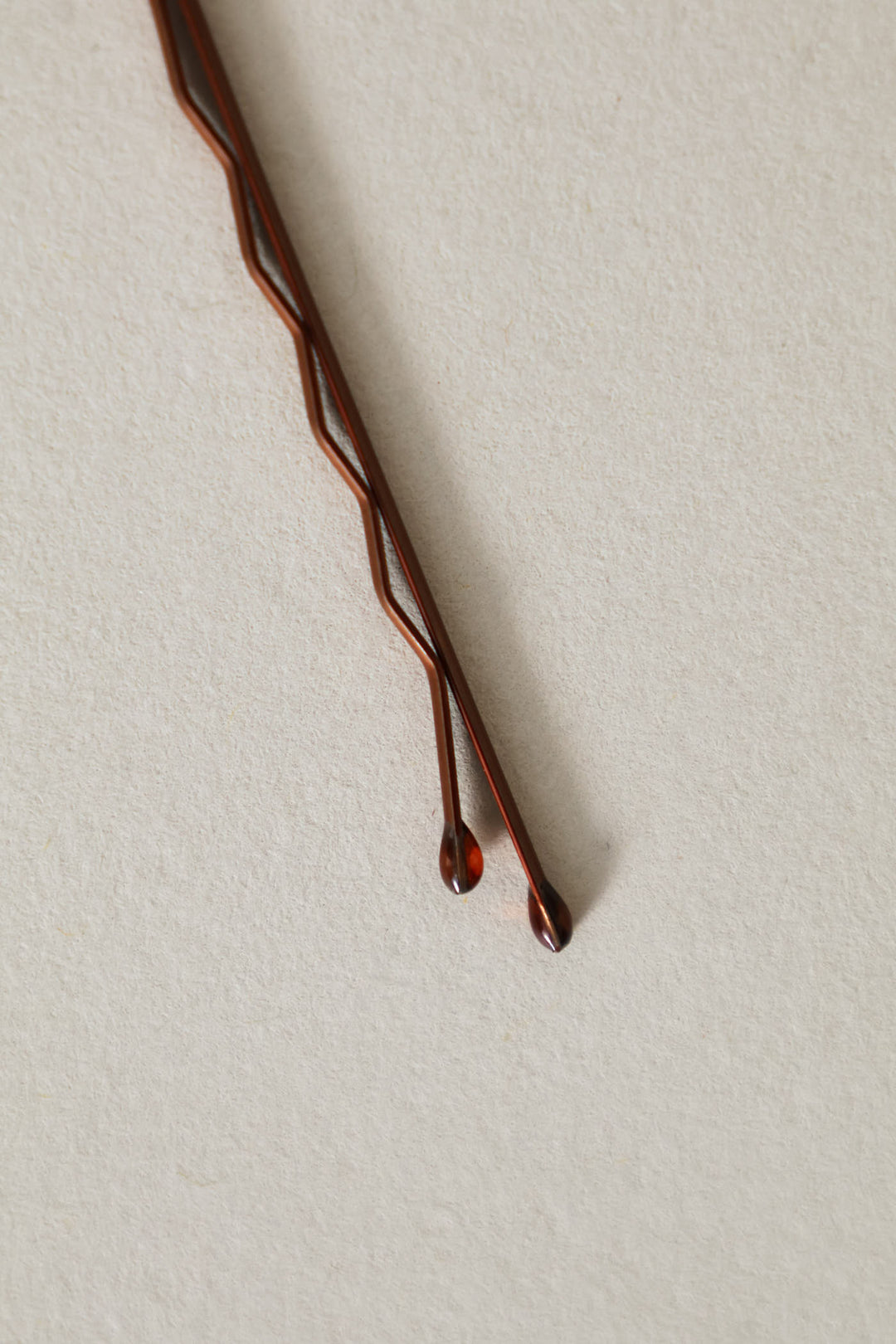 60 Pack Hair Clips - Brown