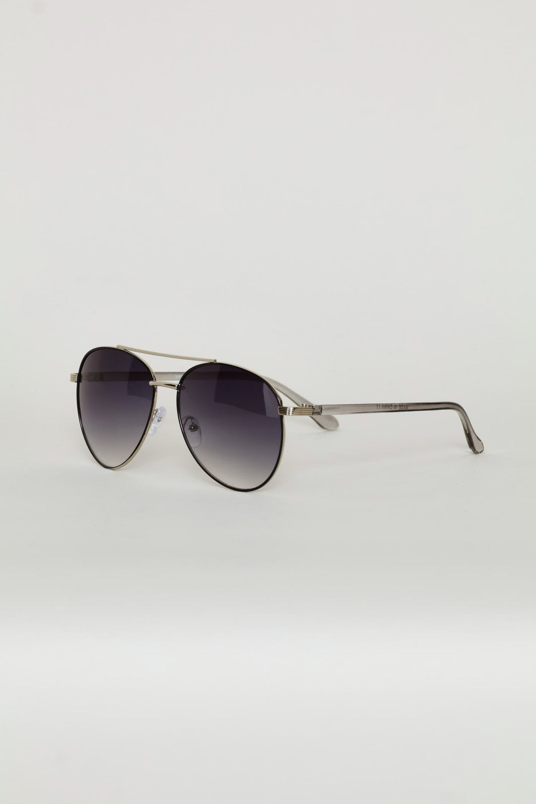 Epoxy Classic Aviator Sunglasses - Silver