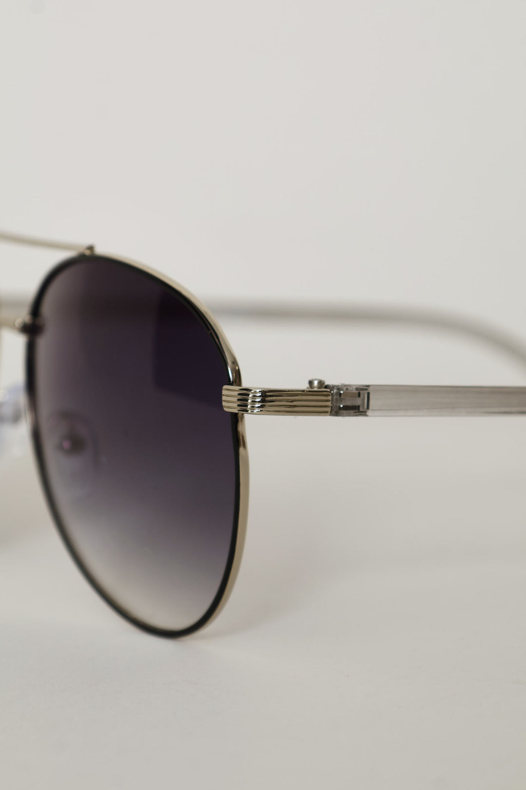 Epoxy Classic Aviator Sunglasses - Silver