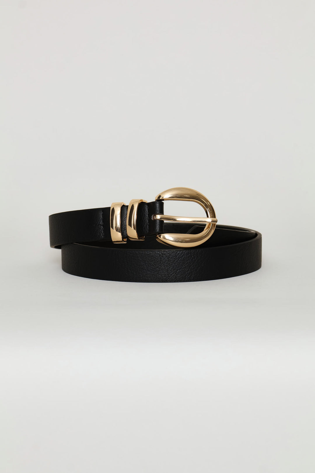 Double Metal Puller Belt - Black