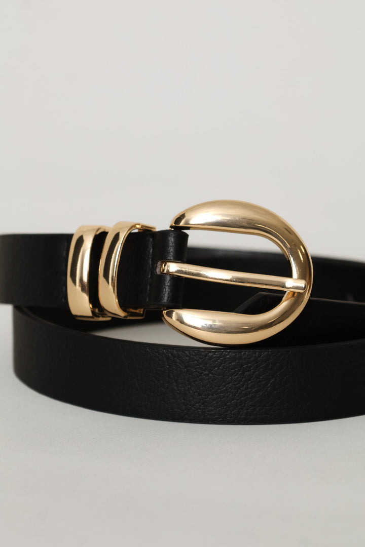 Double Metal Puller Belt - Black