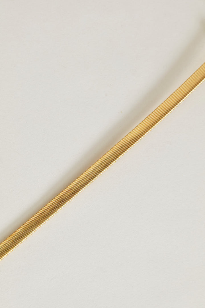 Snaffle Stretch Waist Belt - Gold