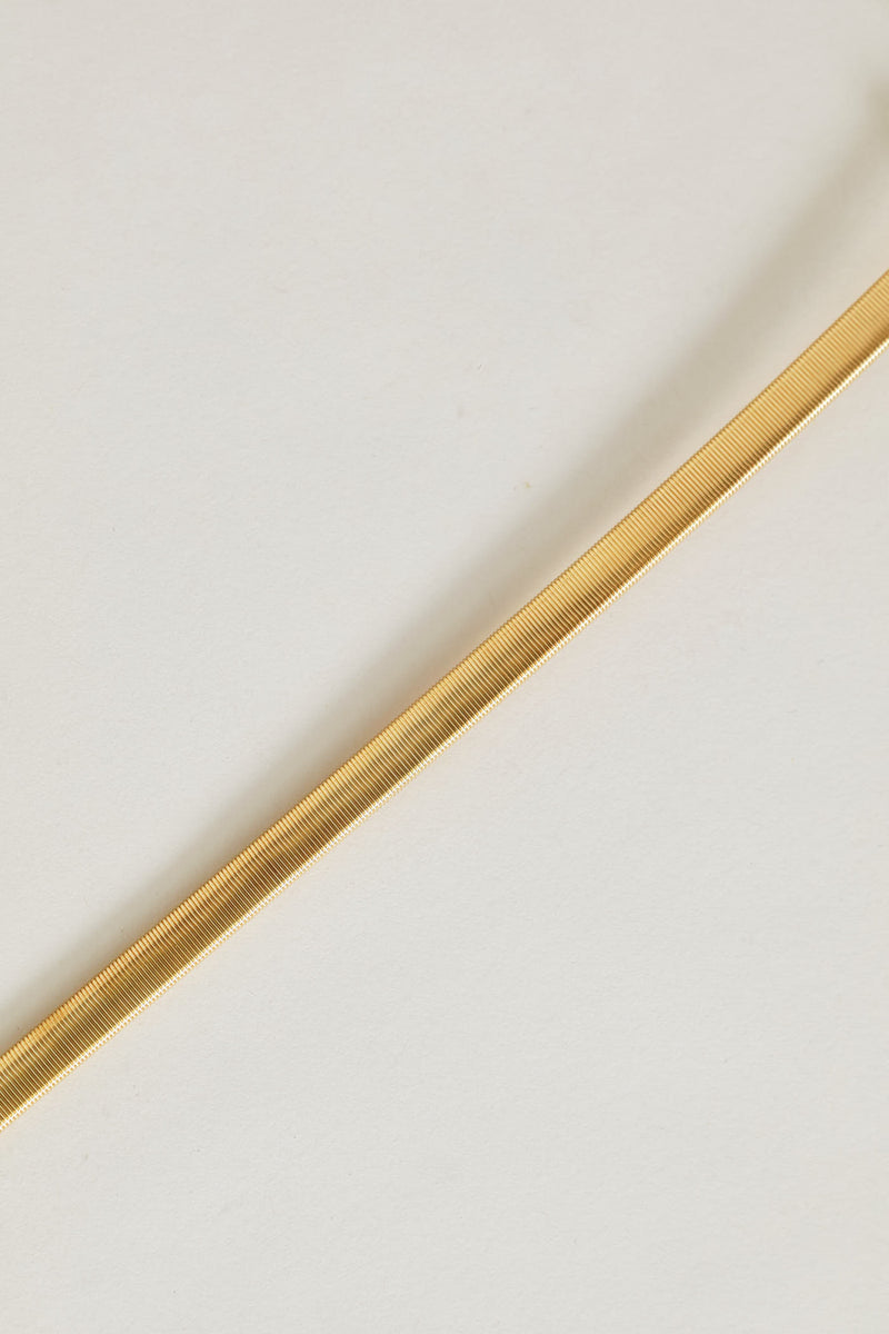 Snaffle Stretch Waist Belt - Gold