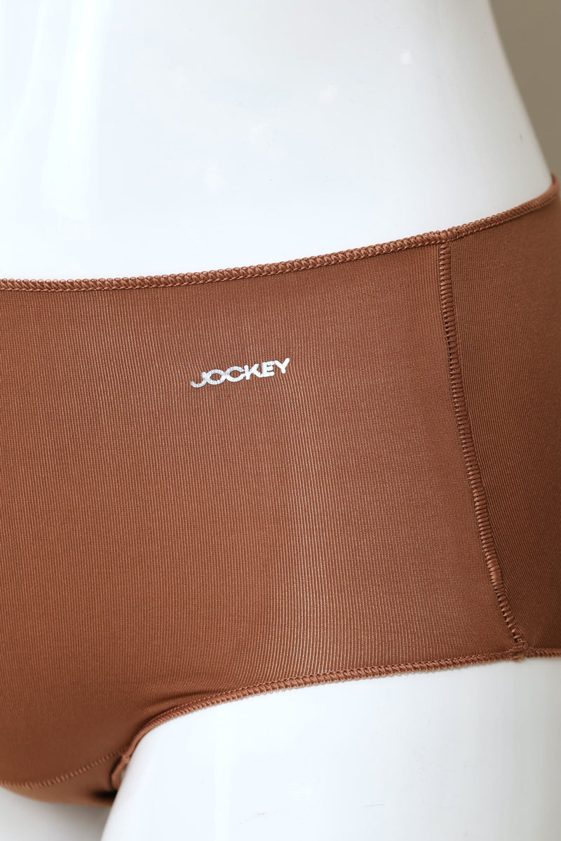 3 Pack Brief Panties - Pink/Natural