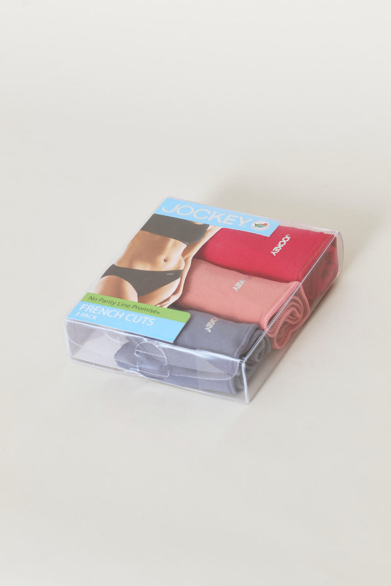 3 Pack Hicut Panties - Pink/Blue