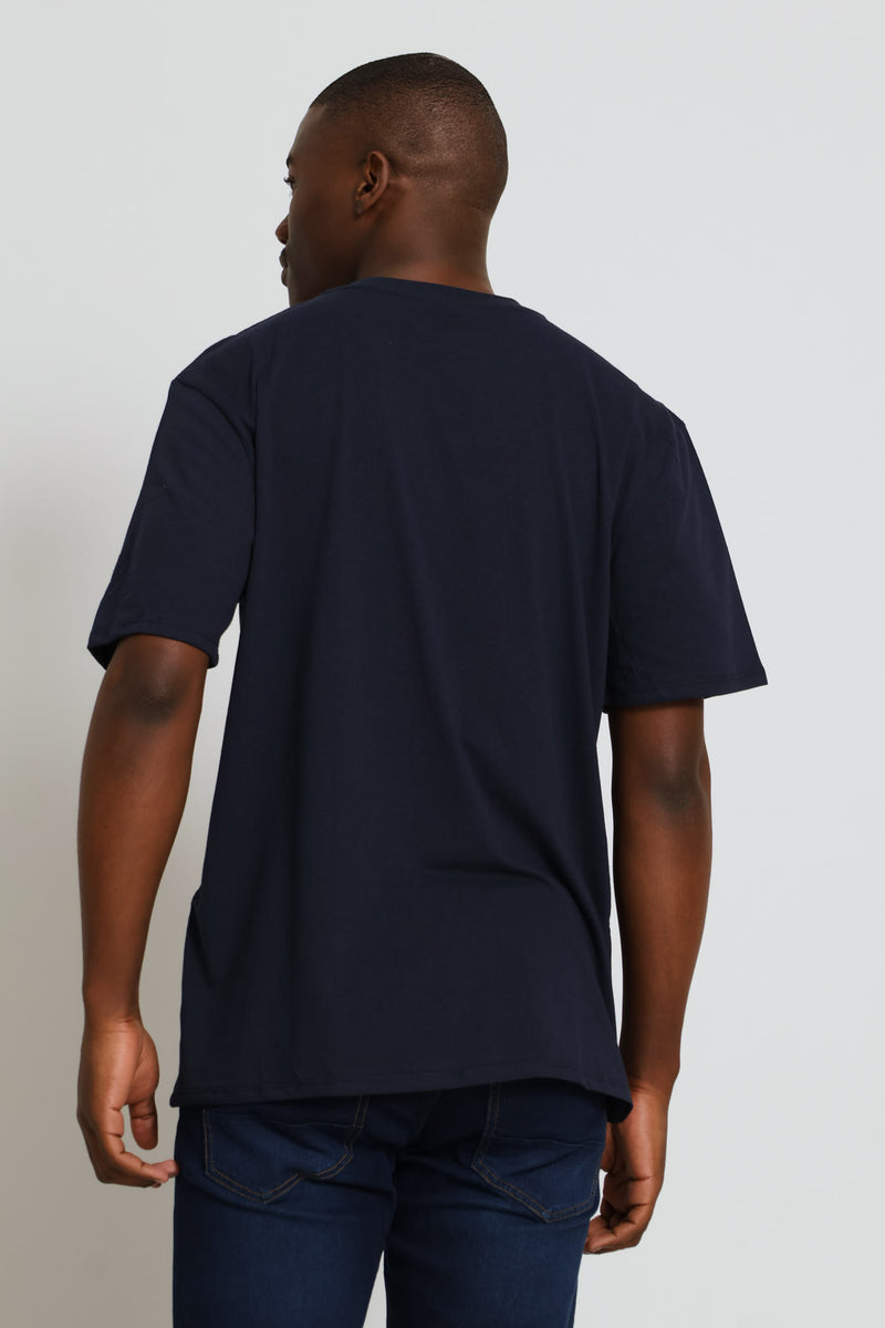 Gusheshe Print Tee - Navy