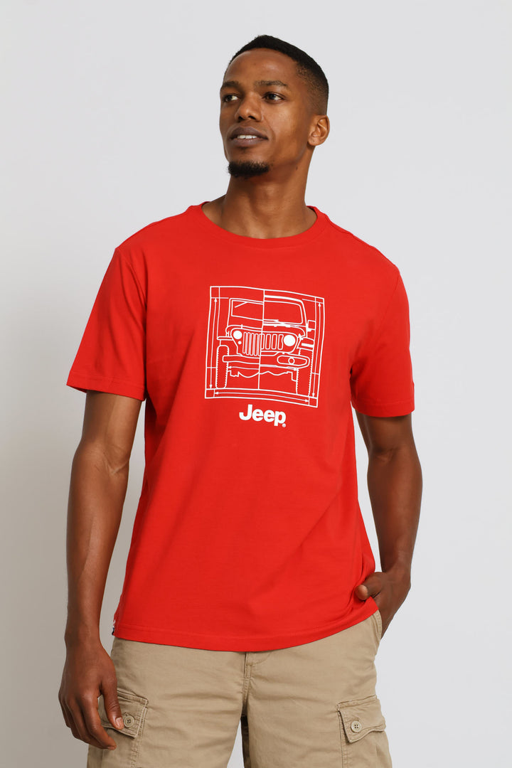 Car Icon Tee - Red