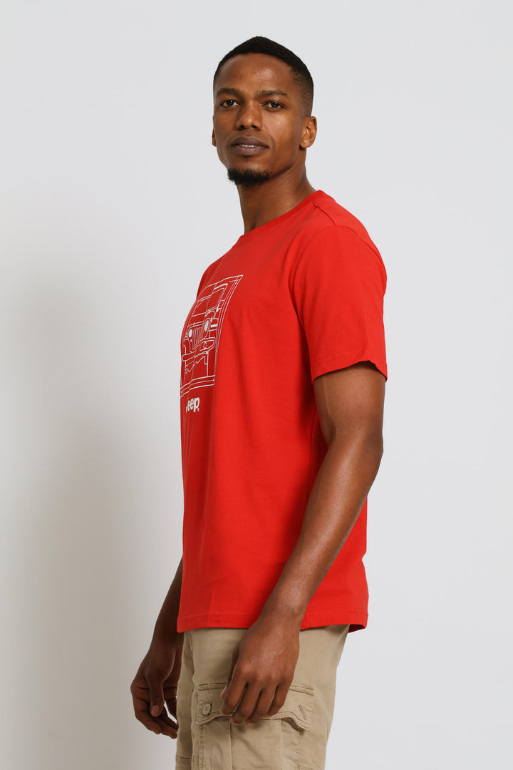 Car Icon Tee - Red