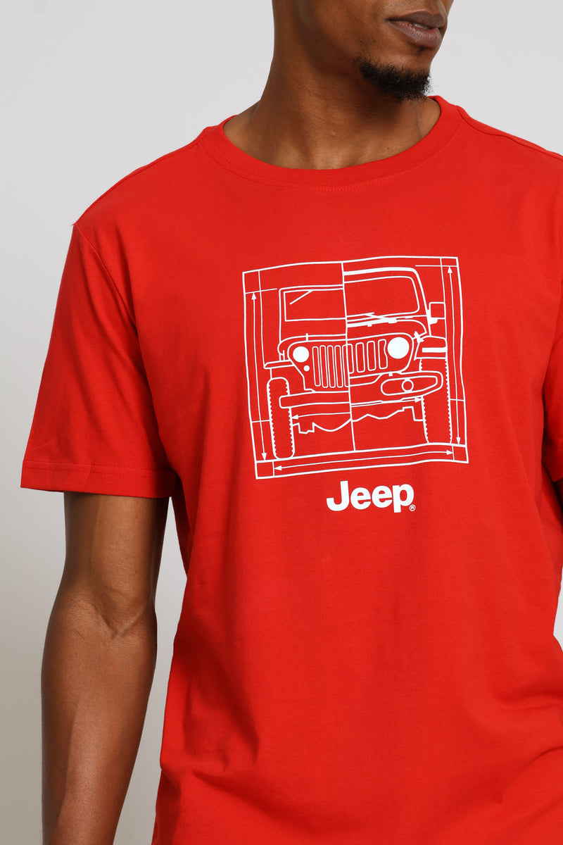 Car Icon Tee - Red
