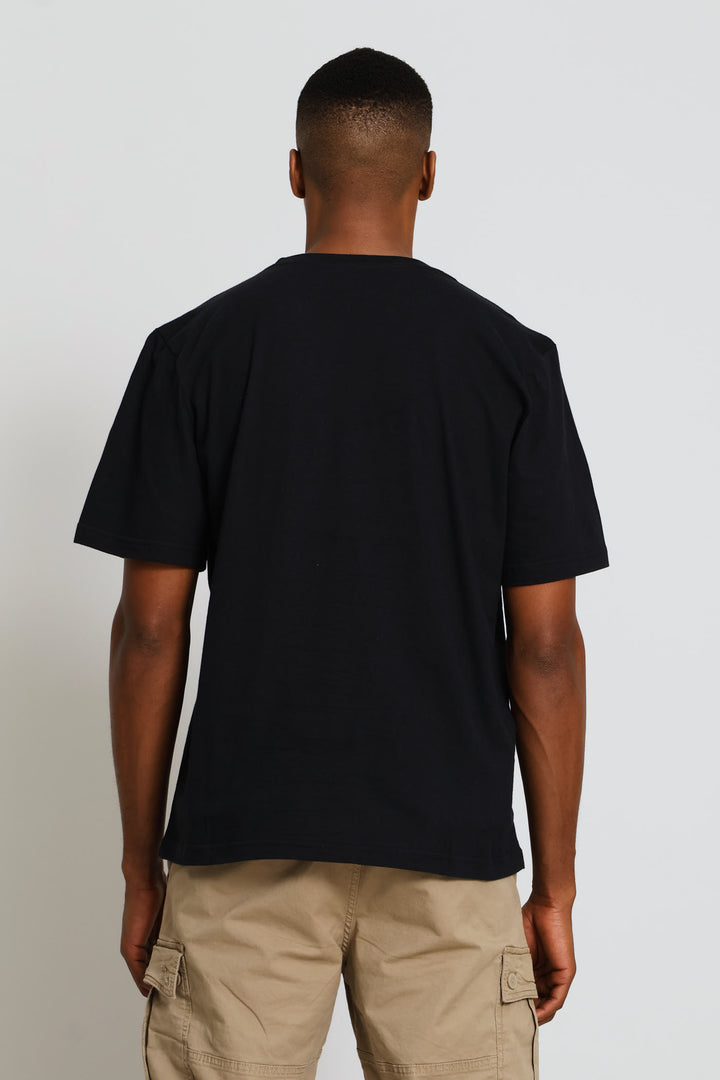 Polo Club Foil Tee - Black