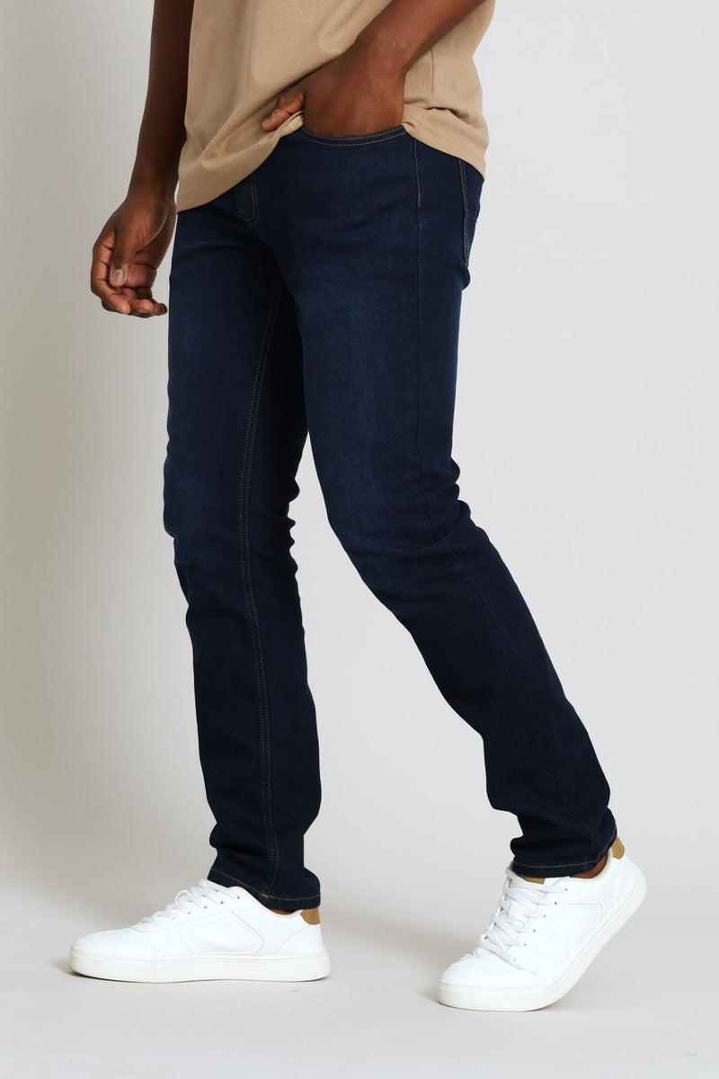 Raw Super Skinny Denim - Dark Blue