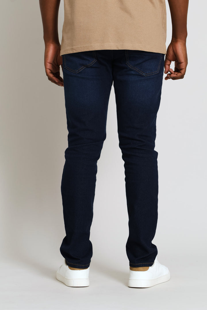 Raw Super Skinny Denim - Dark Blue