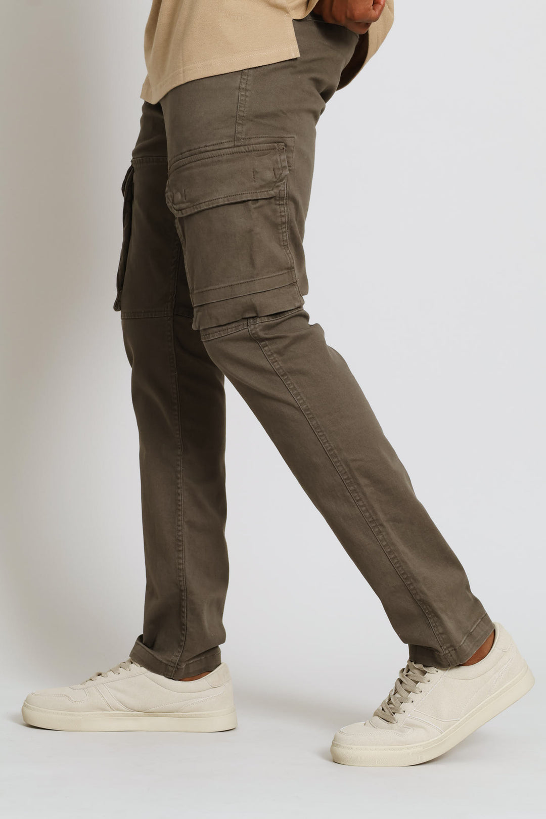 Cargo Side Bellows Pocket Pant - Khaki