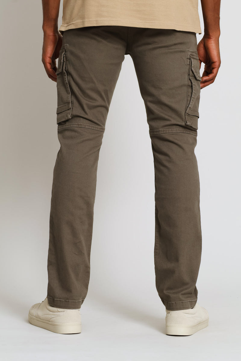 Cargo Side Bellows Pocket Pant - Khaki