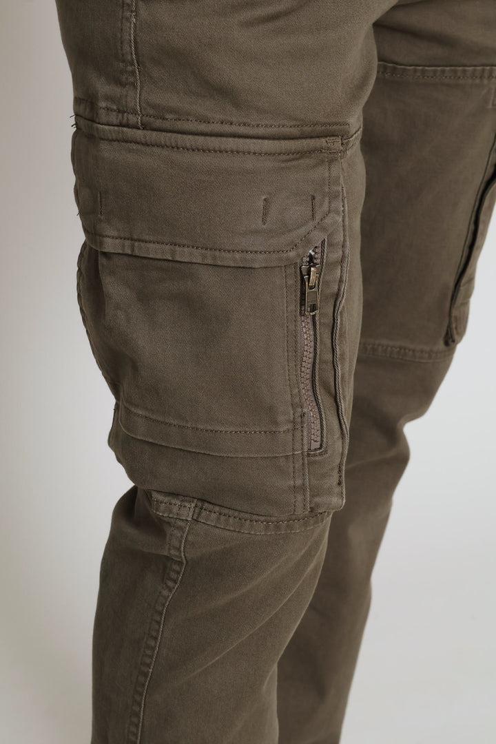 Cargo Side Bellows Pocket Pant - Khaki