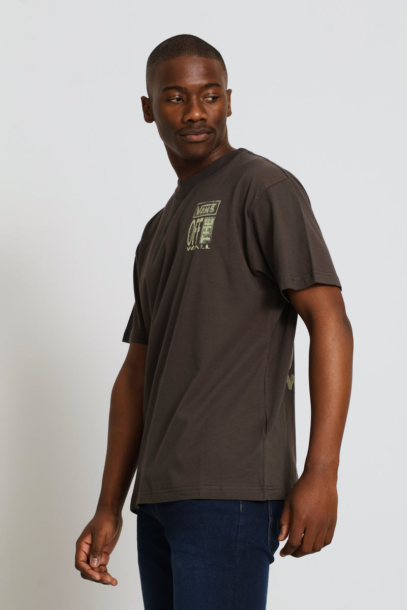 Cut & Paste Tee - Charcoal