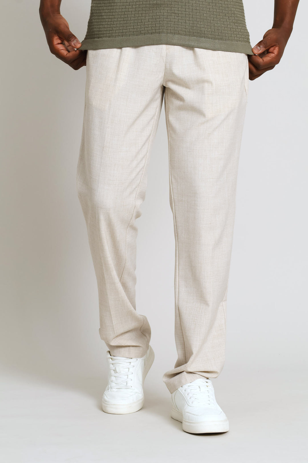 Neutral Elasticated Trousers - Neutral